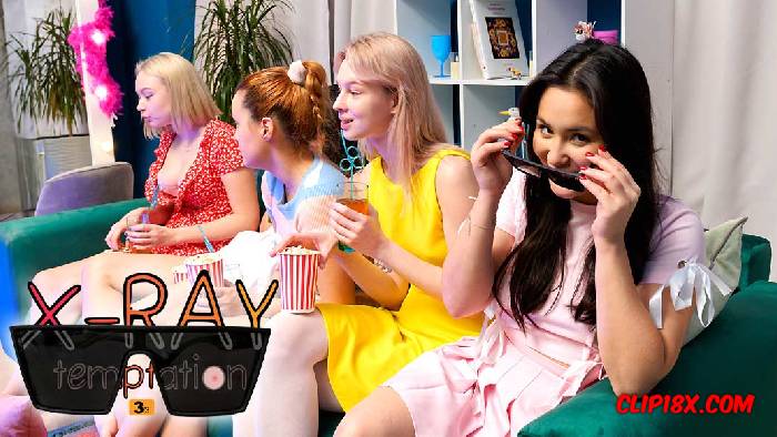 Amelia Ost, Sara Bork, Angel Jolie, Roxy Muray & Elloise Arti – X-Ray Temptation Part 3/3: Lesbian