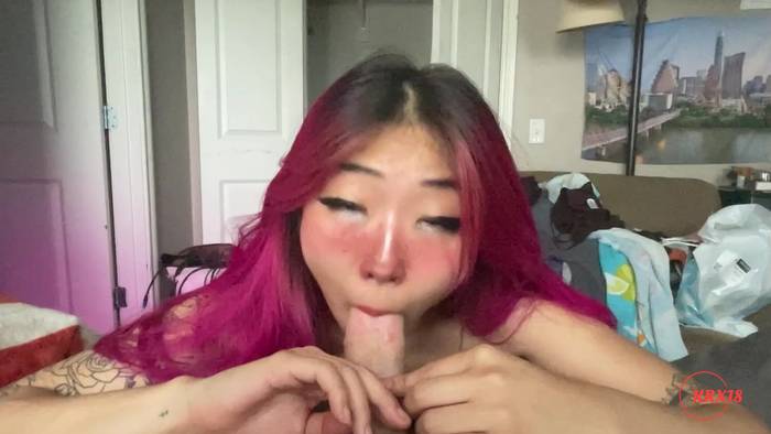 Asian Babe Cannabunni3 Enjoys Servicing Cock