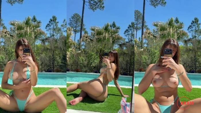 Natalie Roush Teases By The Pool
