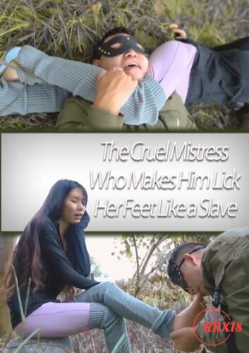 The Cruel Mistress Who Makes Him Lick Her Feet Like a Slave