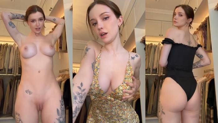 Dainty Wilder Tries On Different Sexy Outfits