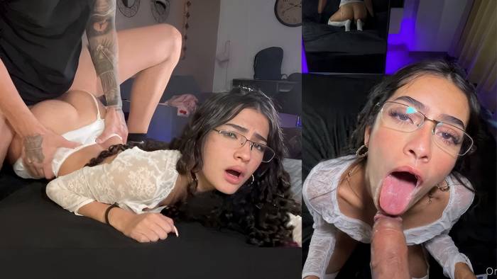 Skinny.Curly Gets Pounded Hard At Blowketing
